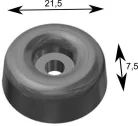 Bara de protecție rotundă din cauciuc 21,5 X 7,5