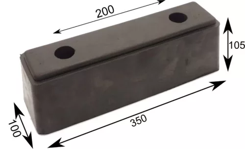 Cauciuc de impact 350 X 100 X 105
