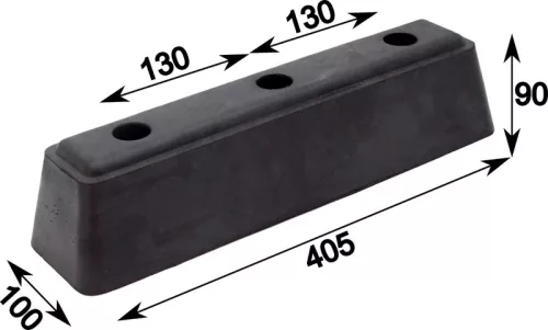 Tampon cauciuc 405 X 100 X 90