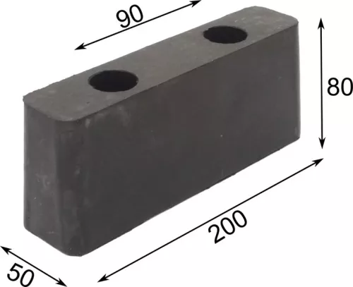 Cauciuc de impact 200 X 50 X 80