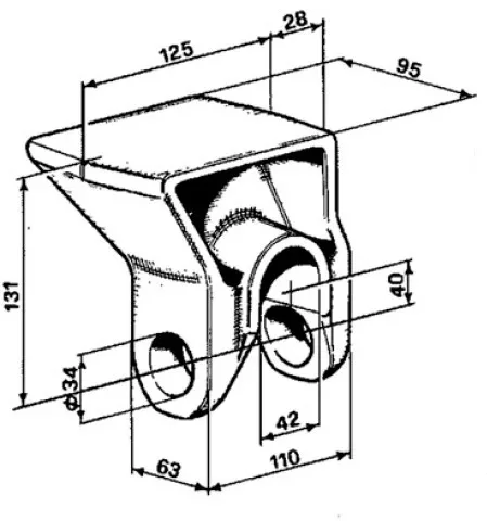 Soclu basculant 20T