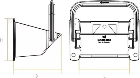 Suport de pană pentru suportul roții G46