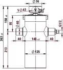 Munkahenger 363 / 1027 / 5tag / 6-12t