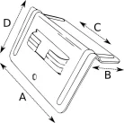 Spanifer protector de margine L metal