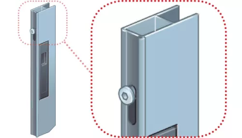 Cam lock 400 flanșă stânga