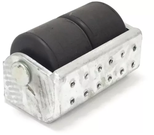 Bara de protecție cu role în carcasă metalică orizontală dublă