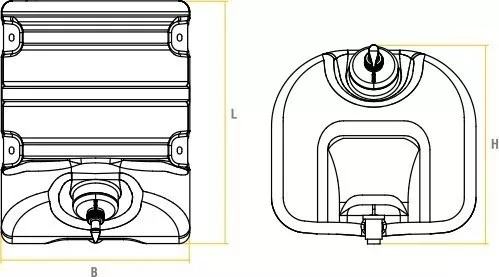 Rezervor de apă 30l