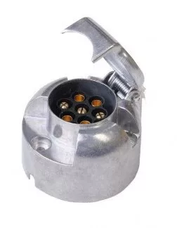 Priză electrică metalică 7P