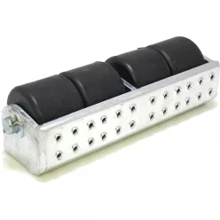   Bara de protecție cu role în carcasă metalică orizontală