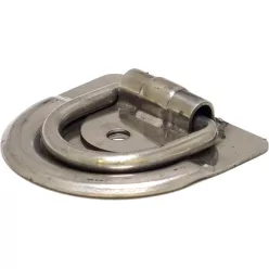 Cârlige de fixare cu placă pe o parte INOX