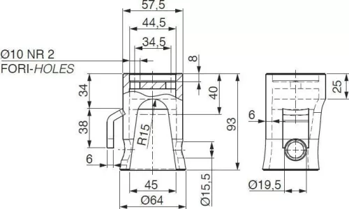 Set de bile cu înclinare orizontală 43mm