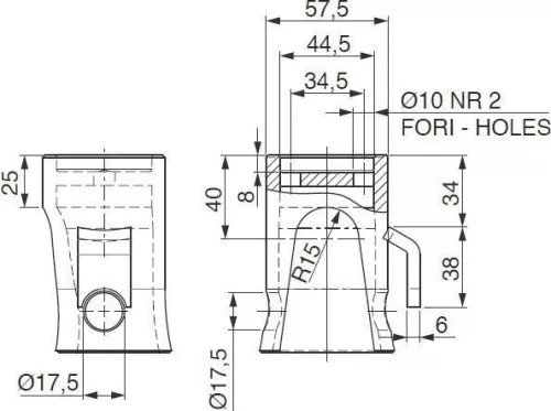 Set de bile cu înclinare orizontală 43mm