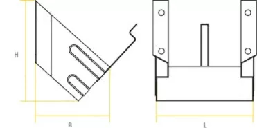 Suport de pană pentru suportul roții G46