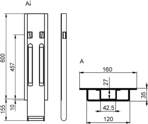 Rakonca Kinnegrip K20 600 centre
