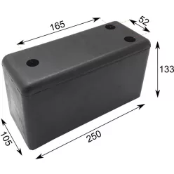Tampon din caciuc 250 x 105 x 133 Schmitz 3 găuri