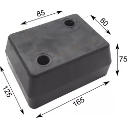 Tampon din cauciuc 165 x 125 x 75 Schmitz 2 găuri