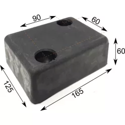   Barei de protecție din cauciuc 165 x 125 x 60 Schmitz 2 găuri