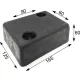 Barei de protecție din cauciuc 165 x 125 x 60 Schmitz 2 găuri