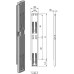 Rakonca 1100MM pentru panou lateral