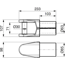 Furcă basculantă ?30 10t