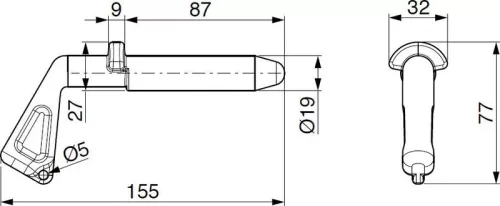 Robinet cu furcă basculantă 30-19