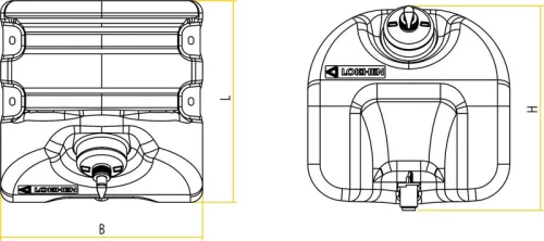 Rezervor de apă 18l cu dozator de săpun