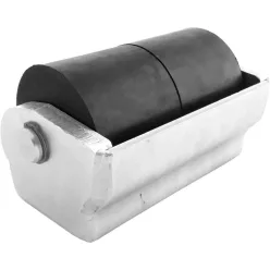   Bara de protecție cu role în carcasă metalică orizontală dublă