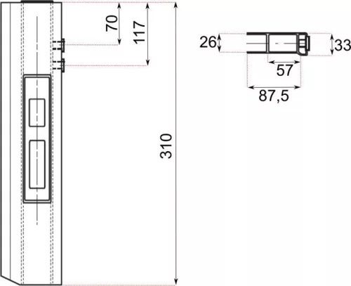 Bolt de blocare 300 metal mai bine
