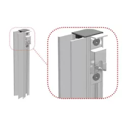 Încuietoare cu bolț 300 metalic contra stânga