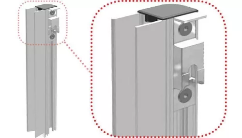 Încuietoare cu bolț 300 metalic contra stânga