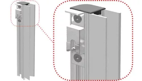 Bolț de blocare 300 furcă metalică dreapta