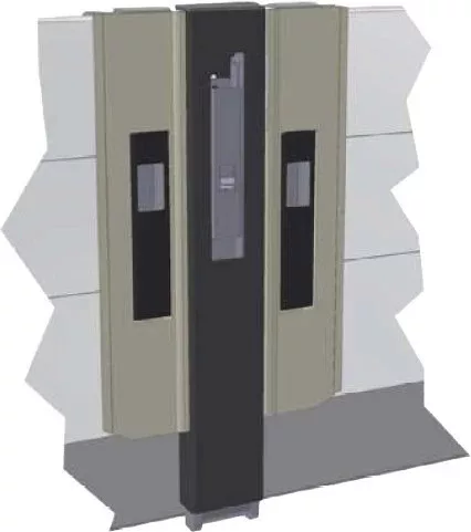 Cârlig pentru încuietoare cu știft central 400