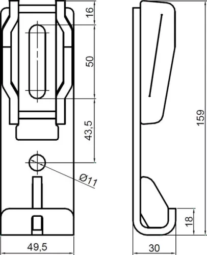 Buzunar vezical inferior K4