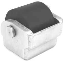   Bara de protecție cu role în carcasă metalică orizontală simplă
