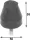 Cauciuc de impact conic 50 X 55