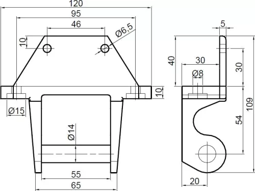 Balama din bronz 30mm