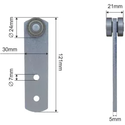 Roller 24mm Sesam