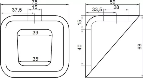 Suport de montare pentru garda de noroi