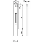 Rakonca pentru perete lateral 900 mm