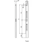 Rakonca 1000MM pentru laterale