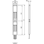 Rakonca 1000MM pentru laterale
