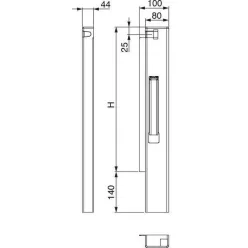 Roată din bronz 600 30mm dreapta față