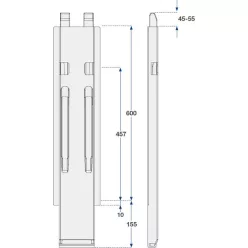 Rakonca Kinnegrip K20 600 centru TOP
