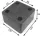 Barei de protecție din cauciuc 130 x 130 x 80 Wielton 4 găuri