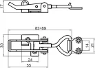 Blocaj tensionator DELTA galvanizat