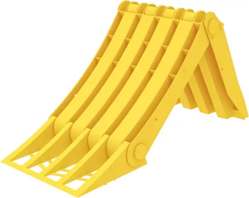 Cunei de susținere a roților F53 cu inserție metalică pliabilă