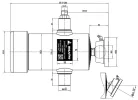 Kit hidraulic 2KW / 1240mm / 6t