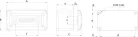 Suport metalic pentru prosoape cu arc 200x100x123