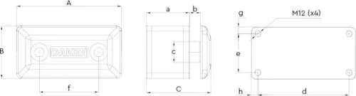 Suport metalic pentru prosoape cu arc 200x100x123