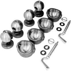 Set de bile verticale 75mm scăzut